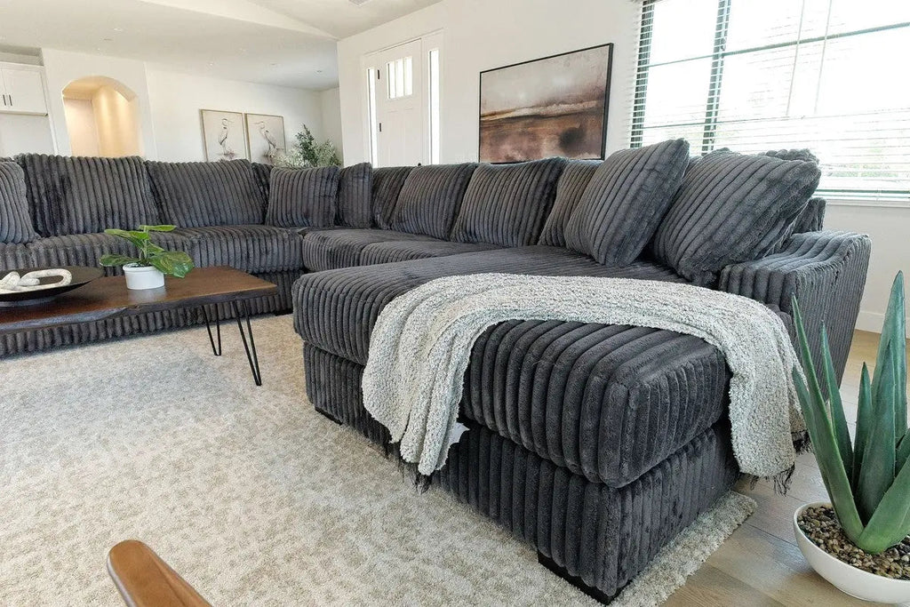 Casper Extra Large Tux Loveseat Chaise Sectional