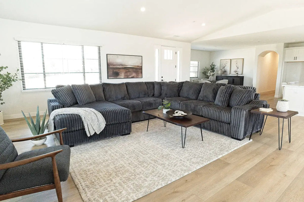 Casper Extra Large Tux Loveseat Chaise Sectional