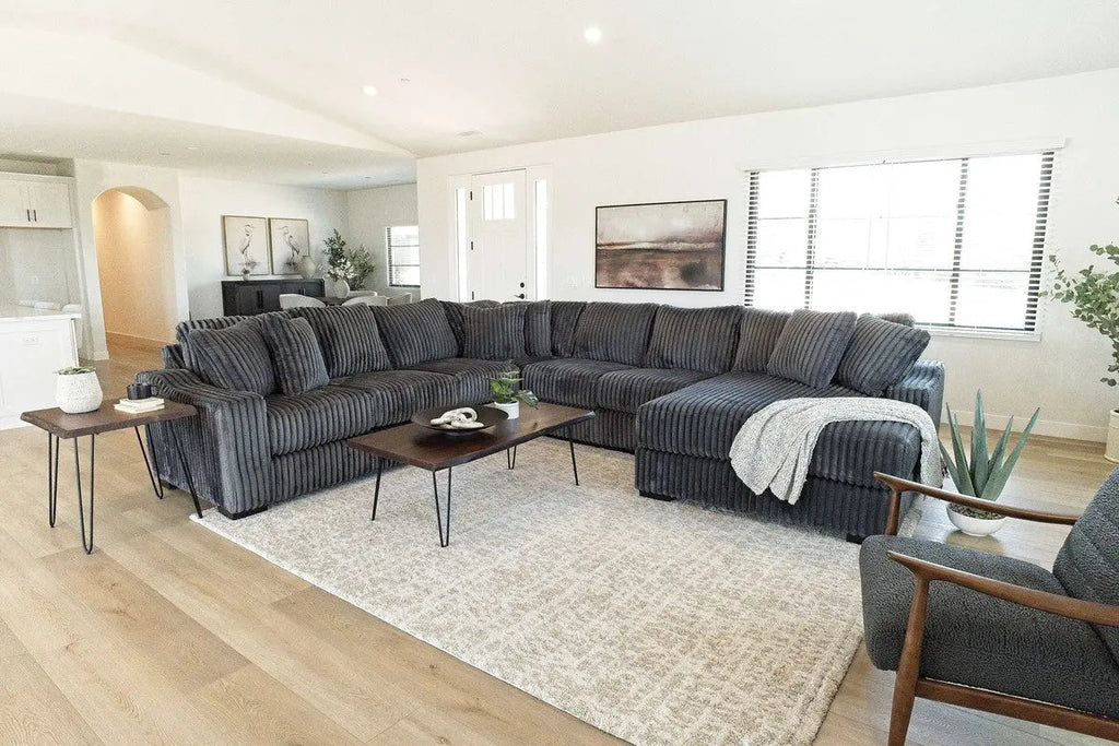 Casper Extra Large Tux Loveseat Chaise Sectional