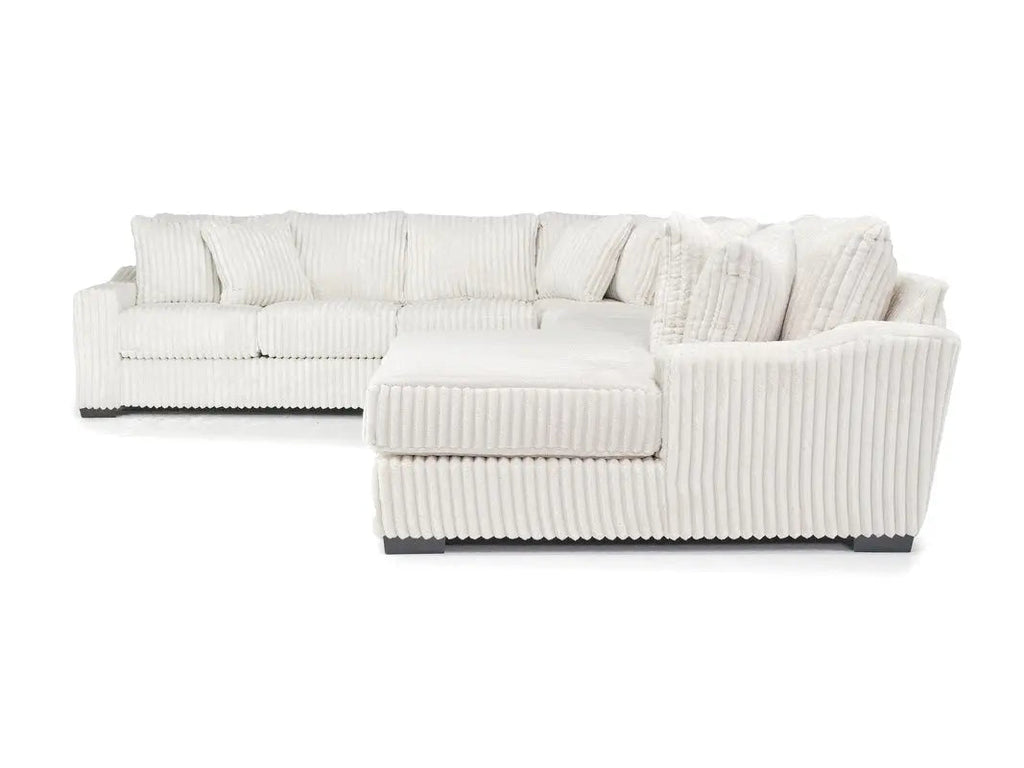 Casper Extra Large Tux Loveseat Chaise Sectional