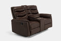 Forte Reclining Console Loveseat